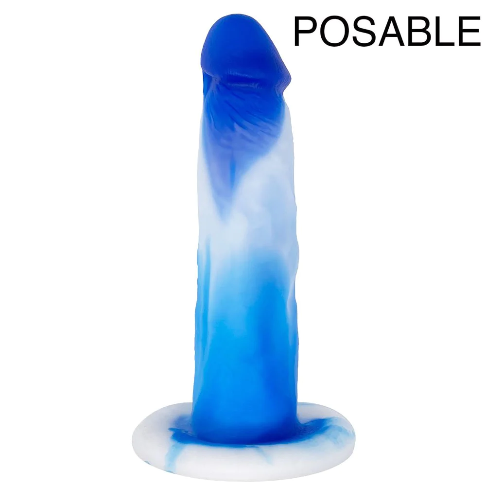 6" Dildo SoReal Cielo Azul de RodeoH